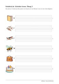 Schreiben lernen Übung 3